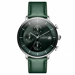 Sidegren Solis | Montre Chronographe Verte à énergie Solaire