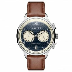 Fawler Cicero | Montre Chronographe Vintage Bleue