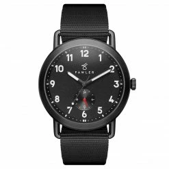 Fawler Kronos | Montre D'extérieur Noire Avec Bracelet En Nylon Noir