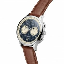 Fawler Cicero | Montre Chronographe Vintage Bleue -Montres bracelet Soldes 1 2.ccaf2900ba7938d7df29d197d3b65d63