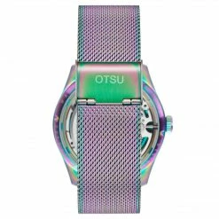 Otsu Calin | Montre Squelette Automatique Transparente Arc-en-ciel -Montres bracelet Soldes 1 4kali