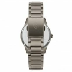 Seizmont Yves | Montre Monochrome En Acier Inoxydable Gris Foncé -Montres bracelet Soldes 1 4yves