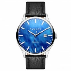 Fawler Timon | Montre Automatique à Cadran En Nacre Bleue