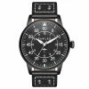 Fawler Apollo | Montre Aviateur En Acier Inoxydable Noir 2 Fawler Apollo | Montre Aviateur En Acier Inoxydable Noir -Montres bracelet Soldes 2 1apolo