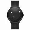 Seizmont Instant | Montre Minimaliste Noire Et Blanche Avec Bracelet En Maille Milanaise -Montres bracelet Soldes 2 1met