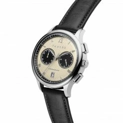 Fawler Cicero | Montre Chronographe Vintage Blanche -Montres bracelet Soldes 2 2.06c707d86389113c437485a5d1d20f18