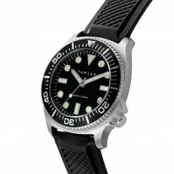 Fawler Alon | Montre De Plongée Noire En Acier Inoxydable 10 Fawler Alon | Montre De Plongée Noire En Acier Inoxydable -Montres bracelet Soldes 2 22ado