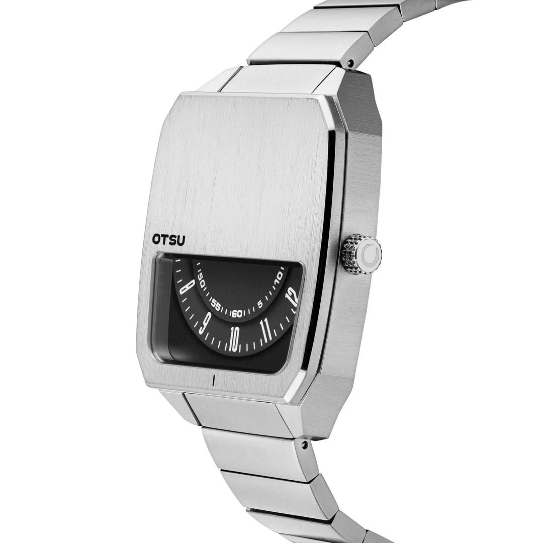 Otsu Hoc | Montre à Demi-cadran En Acier Inoxydable Argenté 5 Otsu Hoc | Montre à Demi-cadran En Acier Inoxydable Argenté – Image 3