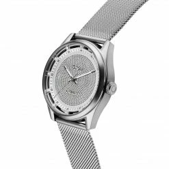 Otsu Calin | Montre Squelette Automatique Transparente Argentée -Montres bracelet Soldes 2 2kali