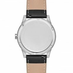 Fawler Imperator | Montre à Phases De Lune En Acier Inoxydable Noir Et Argenté -Montres bracelet Soldes 2 3carr