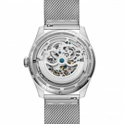 Otsu Calin | Montre Squelette Automatique Transparente Argentée -Montres bracelet Soldes 2 3kali