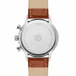 Lucleon Ternion | Montre à Double Fuseau Horaire En Acier Inoxydable Argent Et Crème -Montres bracelet Soldes 2 3ninon