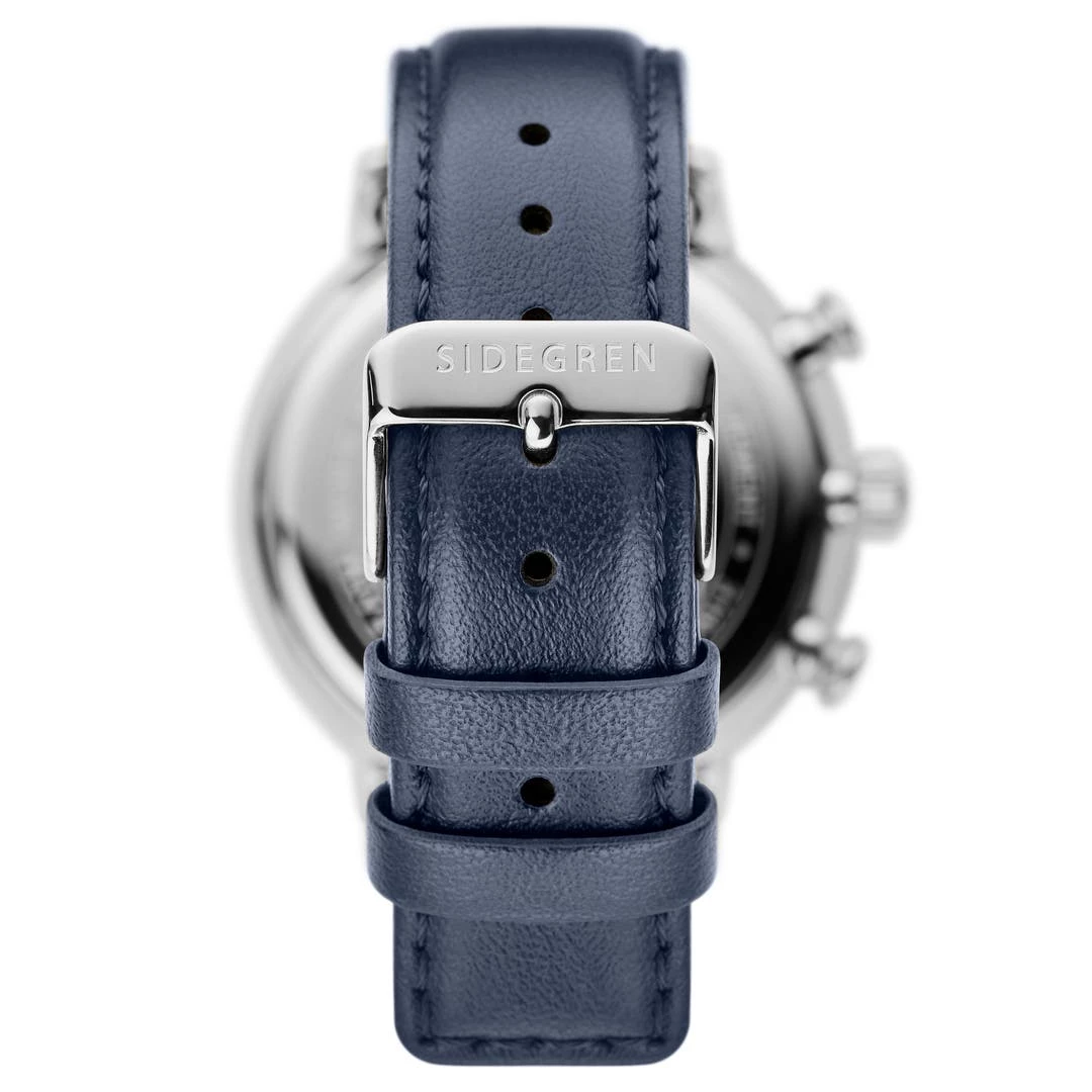 Sidegren Solis | Montre Chronographe Bleue à énergie Solaire 7 Sidegren Solis | Montre Chronographe Bleue à énergie Solaire – Image 5