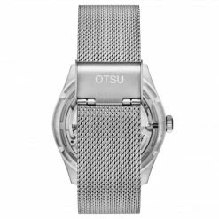 Otsu Calin | Montre Squelette Automatique Transparente Argentée -Montres bracelet Soldes 2 4kali