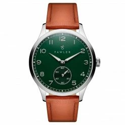Fawler Adrien | Montre En Acier Inoxydable Et émail Vert