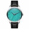 Fawler Beleza | Montre En Acier Inoxydable Argenté Et Pierre Turquoise 1 Fawler Beleza | Montre En Acier Inoxydable Argenté Et Pierre Turquoise -Montres bracelet Soldes 3 1beliz