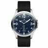 Sidegren Luxor | Montre De Terrain De Style Vintage En Acier Inoxydable Couleur Bleu Et Argent -Montres bracelet Soldes 3 1sgluks
