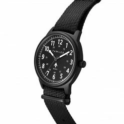 Fawler Scout | Montre Militaire Noire à Bracelet NATO -Montres bracelet Soldes 3 2.ad0ebb21ed8a9dbc2af962390eb84a5e