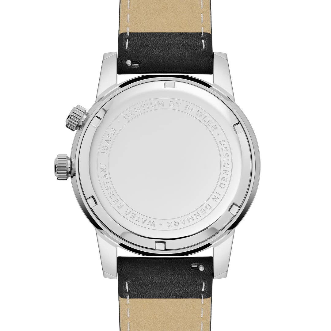 Fawler Gentium | Montre GMT à Heure Universelle En Acier Inoxydable Gris 6 Fawler Gentium | Montre GMT à Heure Universelle En Acier Inoxydable Gris – Image 4