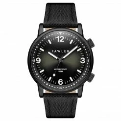 Fawler Acero | Montre De Plongée En Acier Inoxydable Noir