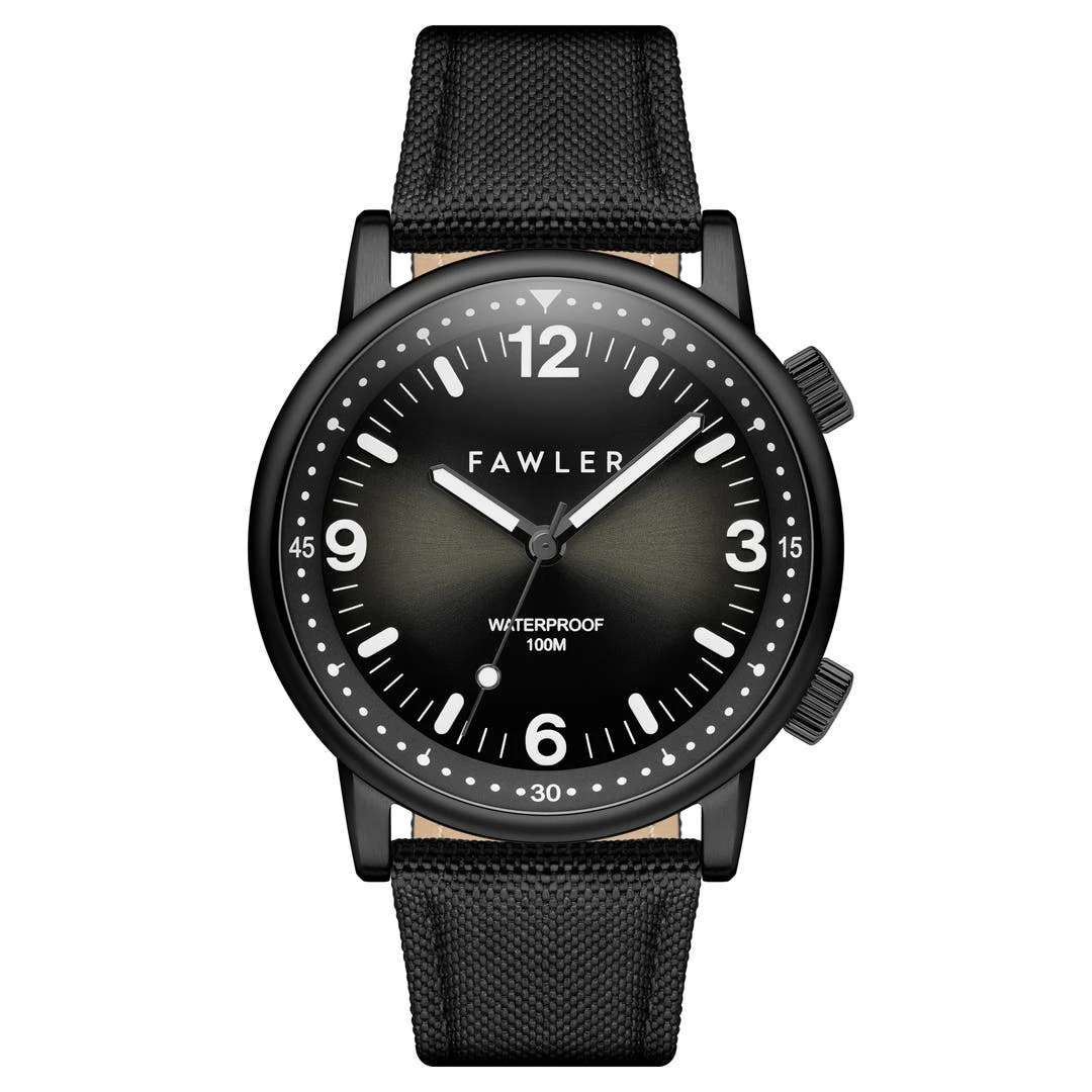 Fawler Acero | Montre De Plongée En Acier Inoxydable Noir 3 Fawler Acero | Montre De Plongée En Acier Inoxydable Noir