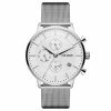 Lucleon Ternion | Montre à Double Fuseau Horaire En Acier Inoxydable Blanc Et Argenté 1 Lucleon Ternion | Montre à Double Fuseau Horaire En Acier Inoxydable Blanc Et Argenté -Montres bracelet Soldes 4 1ninon