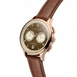 Fawler Cicero | Montre Chronographe Vintage Couleur Or Rose En Série Limitée -Montres bracelet Soldes 4 2.9e88a8393be059fa8f2809cea5106548