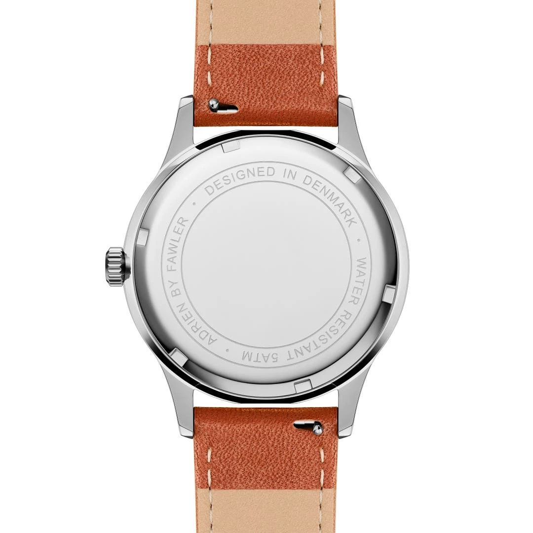 Fawler Adrien | Montre En Acier Inoxydable Et émail Bleu 6 Fawler Adrien | Montre En Acier Inoxydable Et émail Bleu – Image 4