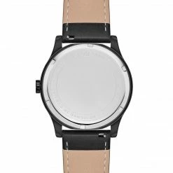 Fawler Imperator | Montre à Phases De Lune En Acier Inoxydable Noir -Montres bracelet Soldes 4 3carr