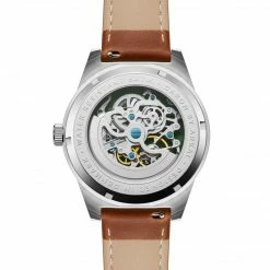 Arkai Caron | Montre Squelette Automatique En Acier Inoxydable Vert Et Argenté -Montres bracelet Soldes 4 3karonver2