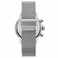 Lucleon Ternion | Montre à Double Fuseau Horaire En Acier Inoxydable Blanc Et Argenté -Montres bracelet Soldes 4 4ninon