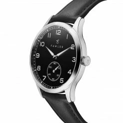 Fawler Adrien | Montre En Acier Inoxydable Et émail Noir -Montres bracelet Soldes 5 2adrrien