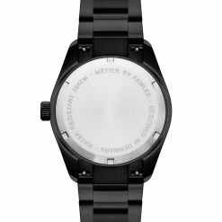 Fawler Métier | Montre GMT En Acier Inoxydable Noir - Série Limitée -Montres bracelet Soldes 5 3gmtsaat