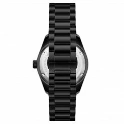 Fawler Métier | Montre GMT En Acier Inoxydable Noir - Série Limitée -Montres bracelet Soldes 5 4gmtsaat