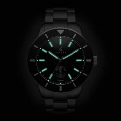 Fawler Makalu | Montre De Plongée En Titane Brossé Avec Lunette Noire -Montres bracelet Soldes 5 5.b66534dddc93eecf2c01a571e2000f73