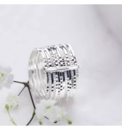 Bague Diva DORIANE-Argent 925-bijoux Totem. -Montres bracelet Soldes bague doriane 1