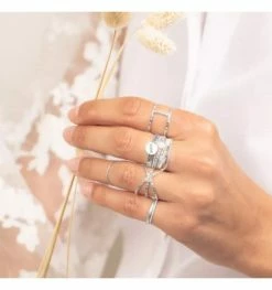 Bague 7 Chaines DORIANE-Argent 925-bijoux Totem. -Montres bracelet Soldes bague doriane 5