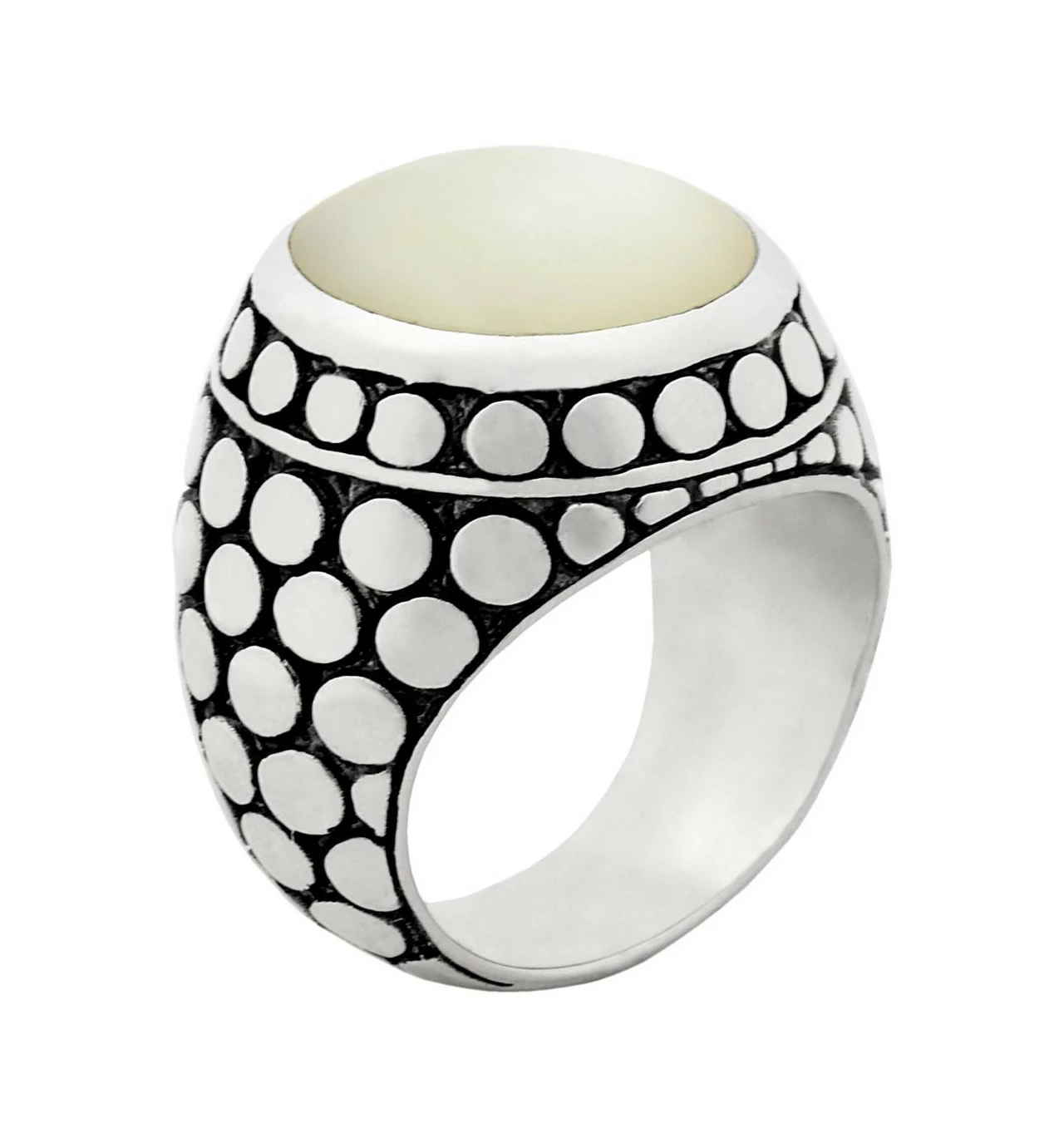 Bague Nacre Blanche JALAN JALAN. E-Shop Bijoux-totem.fr 3 Bague Nacre Blanche JALAN JALAN. E-Shop Bijoux-totem.fr