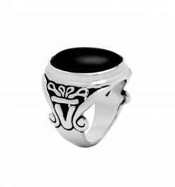 Bague Nacre Grise JALAN JALAN. E-Shop Bijoux-totem.fr