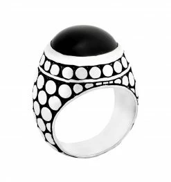 Bague Onyx Noir JALAN JALAN. E-Shop Bijoux-totem.fr