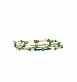 Bracelet Vert De Jade Léonie, Marque Belle Mais Pas Que | Bijoux Totem