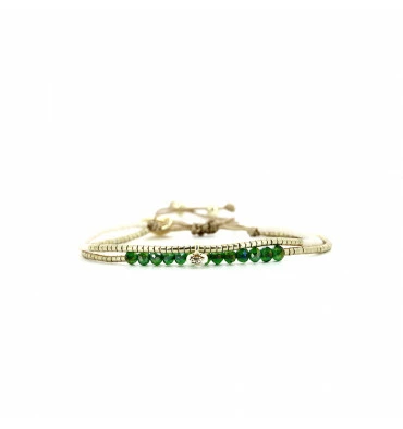 Bracelet Vert De Jade Ella, Marque Belle Mais Pas Que | Bijoux Totem 3 Bracelet Vert De Jade Ella, Marque Belle Mais Pas Que | Bijoux Totem
