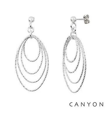 Boucles D'oreilles 4 Ovales CANYON En Argent-E-Shop Bijoux-totem.fr 3 Boucles D'oreilles 4 Ovales CANYON En Argent-E-Shop Bijoux-totem.fr