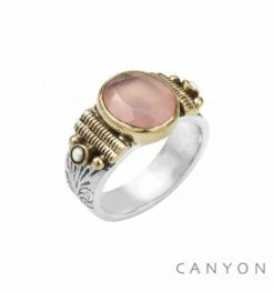 CANYON Bague Sur Bijoux-Totem, Argent 925 Véritable.