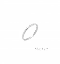 CANYON Sur Bijoux-Totem : Bague Alliance En Argent 925 !