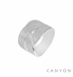Bague Argent 3 Anneaux Plats, Marque Canyon France | Bijoux Totem