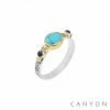 Bague Argent & Turquoise, Marque Canyon France | Bijoux Totem -Montres bracelet Soldes canyon bague 9