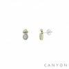 Boucles D'oreilles Pierre De Lune, Marque Canyon France | Bijoux Totem -Montres bracelet Soldes canyon boucles d oreilles