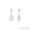 Boucles D'oreilles Nacre Blanche, Marque Canyon France | Bijoux Totem -Montres bracelet Soldes canyon boucles d oreilles 12