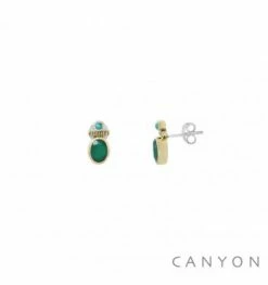 CANYON Sur Bijoux-Totem : Boucles D'oreilles Puces En Argent 925 !